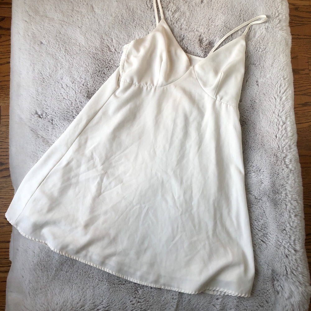 Oh My Love White Mini Dress